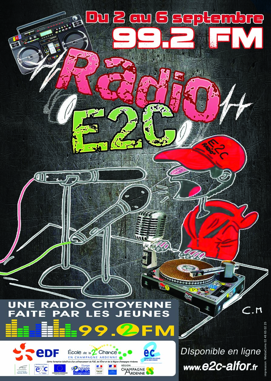 Radio éphémère à l’E2C Champagne Ardenne