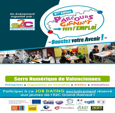 E2C Grand Hainaut – «Parcours gagnant vers l’emploi: Boostez votre avenir»